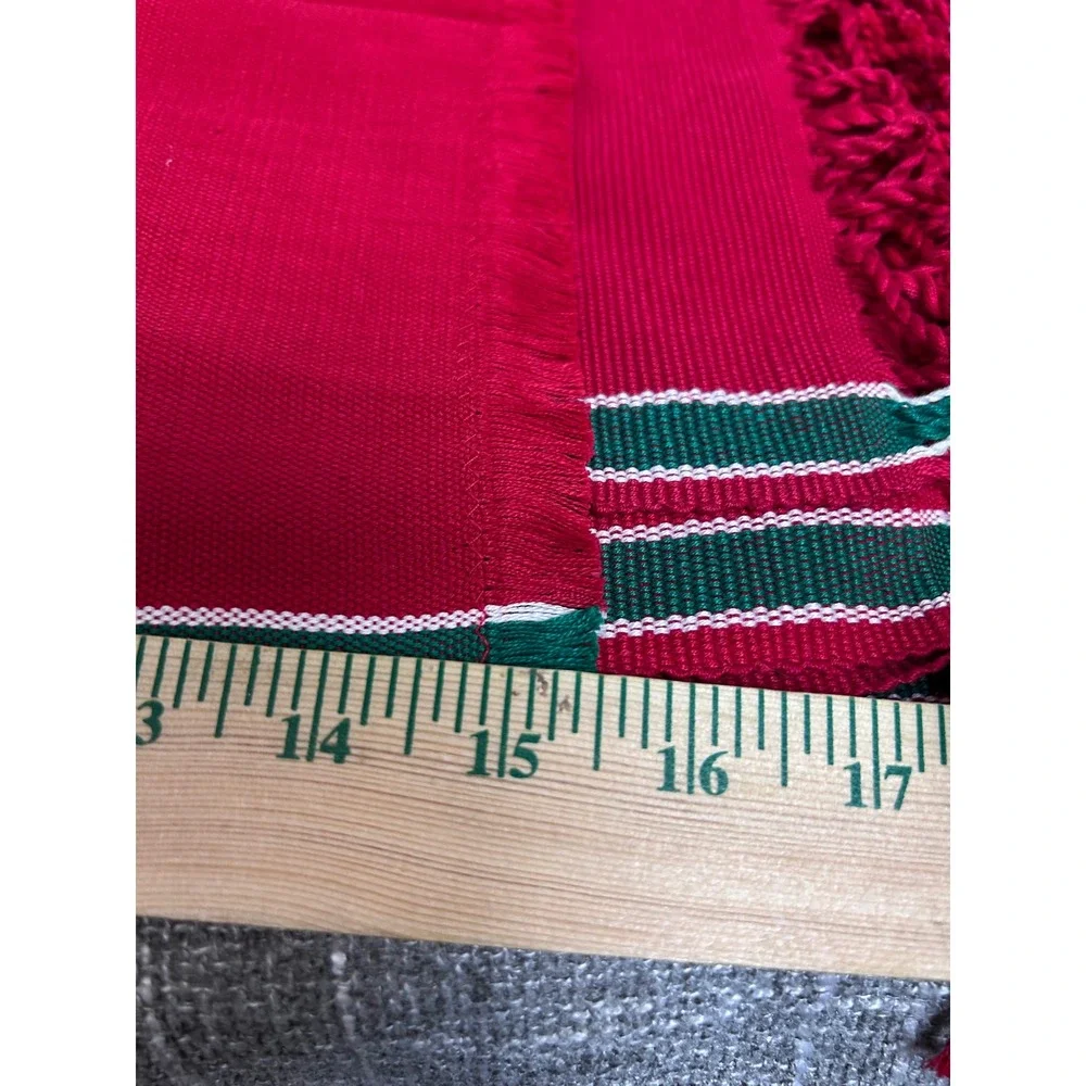 Maya Works Guatemala Hand‎ Woven Cotton Tablecloth Placemats Holiday Napkins x 6